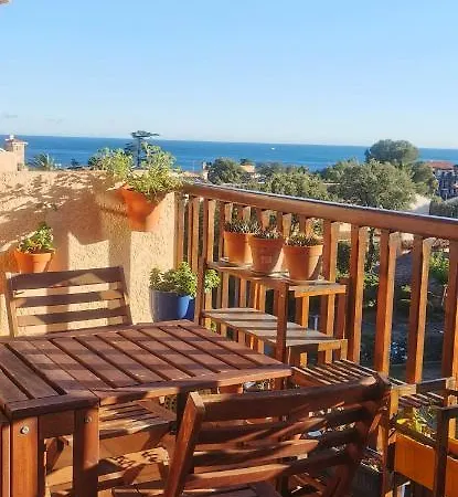 Le Ciel Bleu - Vue Mer, Toute A Pied Et Commerce Lägenhet Fréjus
